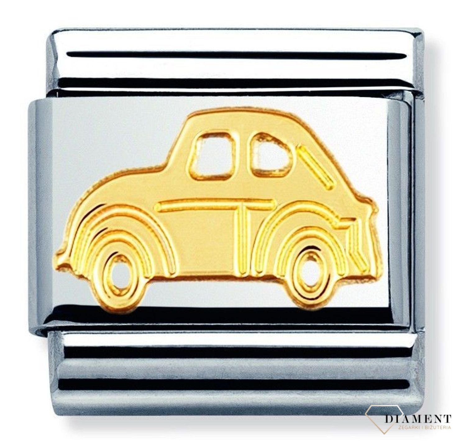 Nomination - Link 18K zawieszka złoto 'Samochód' 030108 05 biżuteria nomination nomination zawieszki nomination baza.jpg